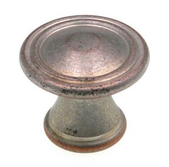 4x Amerock Vasari Round Weathered Nickel Copper 1-1/4″ Cabinet Knob BP24009-WNC