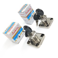 Zinc Alloy Drawer Lock Door Desk File Cabinet Cupboard Locker Lock With Keys