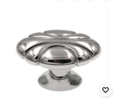 6 Amerock Radiance Chrome Oval Cabinet Pull Knobs BP139626 1 1/2″ X 7/8″ New