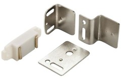 CASE OF (25) Amerock BP97653W 1-1/8″ Magnetic 3 Strike CABINET DOOR CATCH