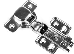 Berta Full Overlay Frameless Cabinet Door Hinges 105 Degree (2 Pack)