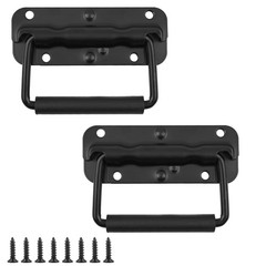 2 PCS 4.3 Inch Spring Loaded Handle Heavy Duty Stainless Steel Chest Tool Box