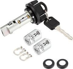Ignition Switch Lock Cylinder and Door Lock Cylinder Set with Keys Compatible wi