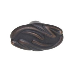 Schaub And Company Arcadia 1 3/4″ Oval Cabinet Knob Ancient Bronze 831-ABZ