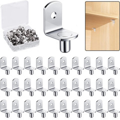 5Mm Shelf Support Pegs, Shelf Pegs with Hole, Cabinet Shelf Bracket Pegs