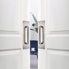 4PCS Stainess Steel Door Push Plates,Sturdy Door Handle Plates with Screws, S…