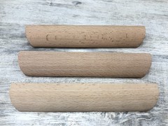 10Pcs Unfinished Wood Solid Furniture Pulls Handles,Unfinished Unpainted Pain…