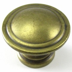 25 Liberty Antique Brass Tumbled Cabinet Knob Drawer Pull Solid Core PN0408C-ABT