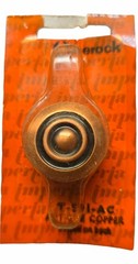 1 Vintage Amerock Antiqued Copper Bullseye Cabinet Door Drawer Knob T-591-AC NOS