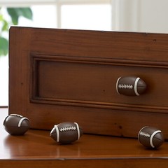 5 Pack Team Collection Football Sport Cabinet Hardware Drawer Door Knob 2-1/16″