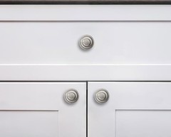 10 PCS 11/4 Inch 32mm Brushed Satin Nickel Round Cabinet Knobs Heavy Duty