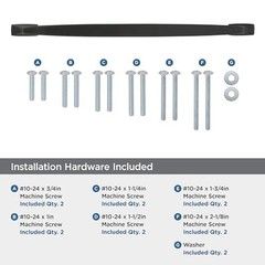 | | | 18 18 inch (457mm) Center-to-Center Appliance Pull Dark Oiled Bronze