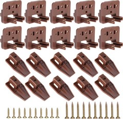 10PCS Drawer Slide Track Guide Glide for Center Mount Drawer for Dressers and fo