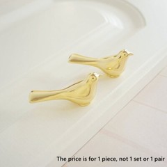 Shiny Gold Knobs Exquisite Bird Knobs Dresser Knobs Drawer Pull Handles Knob