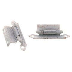 Pair Vintage Amerock Prime Coat 3/8″ Variable Inset Hinge Non Self-Closing E7308