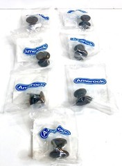 Amerock BP53012ORB 1.25 in Cabinet or Drawer Knobs Oil Rubbed Bronze Lot 7 knobs