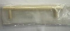 8 Pack 5 Inch(128Mm) Brushed Brass Cabinet Handles Gold Knurled Kitchen Cabinet
