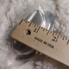Cabinet Drawer Pulls – Set of 25 – Cup Style – Metal Nickel Color – NIP