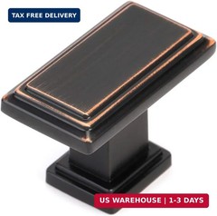 KOOFIZO 10 Pack Oil Rubbed Bronze Cabinet Knobs Rubbed Bronze Drawer Knobs K07 R