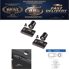 HOMOTEK 2 Pack Drive in Ball Catch Oil Rubbed Bronze Adjustable Tension