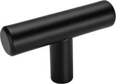 10 Pack Black Cabinet Knobs, Matte Drawer Pulls 50mm/2″