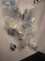 (11) Amerock Sterling Tradition STERLING NICKEL Cabinet Pull Knob BP1306G9