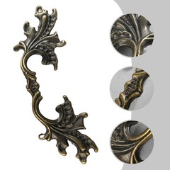 Drawer Handle Door Drawer Cabinet Door Handle Handle Leaves European Zinc Alloy