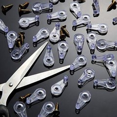 50 Pcs Glass Retainer Clips Kit With Screw,Glass Door Retainer Clips Plastic For