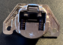 MEPLA Cabinet Hinge 698.254.50.01 with Mounting Plate – Made in W. Germany