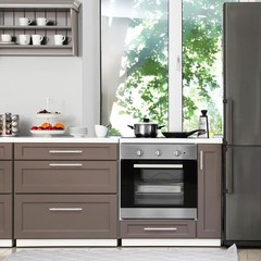 Ravinte Decor 5 Pack Brushed Nickel Cabinet Handles 6-1/4″ Hole Center Drawer Pu