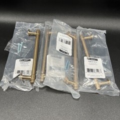 4-Pack Franklin Brass Francisco Bar Pull 5-In CC P29618-CZ-C Champagne Bronze