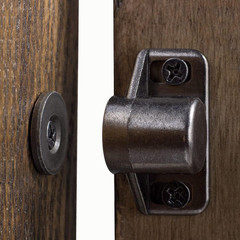 4 Pack Magnetic Cabinet Door Catch with Neodymium Magnet Cabinet Latch