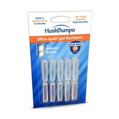 HushBumps Ultra-Quiet, Energy Absorbing Compound Interior Doors, Clear