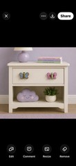 Colorful Butterfly/Caterpillar Drawer Knobs Set of 2 Kids Furniture Cabinet Pull