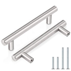 Probrico Stainless Steel Drawer Pulls 6″ Brushed Nickel 30 Pack