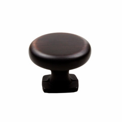 Round Farmhouse Knob Cabinet Hardware Kitchen/Bathroom Brush Oil Rub Bronze KPT