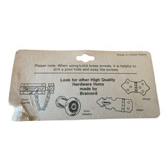 BRAINERD SOLID BRASS HINGES 4 PACK 3/4″ X 11/16″ Item # 6075XC Made In USA