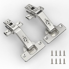 Furniware 1 Pair 135 Degree Lazy Susan Hinges,Full Overlay Concealed for Cabinet