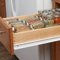 Plastic Drawer Rails White Smooth Silent Drawer Guides for Dressers