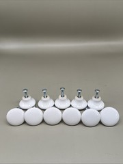 🚨Lot Of 10- Bulk Vintage White Porcelain Oval Drawer/Cabinet Knobs