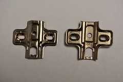 Cabinet CLIP-ON Concealed EURO HINGE for Frameless Cabinets 110 deg 24 PACK