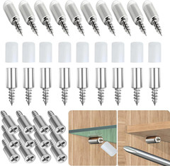 70 Pcs Self-Tapping Screws Cabinet Laminate Support, Shelf Pegs, Cabinet Shelf P