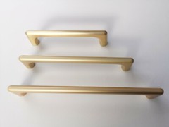Cabinet Handles Knobs Matt Gold Zinc Alloy 96 128 160mm 1 Pc