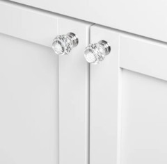 GlideRite 1-1/4″ Round K9 Crystal Cabinet Dresser Drawer Knob Clear 9003-CR-30-1
