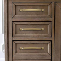 5 Pack 12 Inch(305Mm) Brushed Brass Cabinet Pulls Heavy Duty Drawer Handles