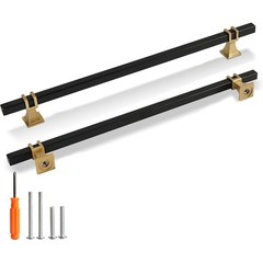 Matte Black Gold Cabinet Pulls 10 Inch Handles Doors Drawers Cupboards New
