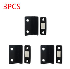3pcs Magnetic Door Catch Latch Punch Free Cabinet Closet Door Closer – NEW