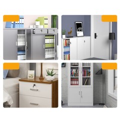Zinc Alloy Drawer Lock Door Desk File Cabinet Cupboard Locker Lock With Keys
