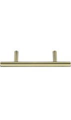 Box of 10 Amazon Basics Euro Bar Cabinet Handle 1/2″ Diameter 5.38″L Champagne G