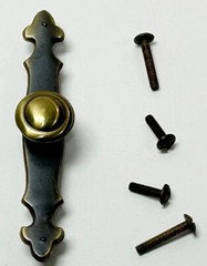 Vintage Stewart Warner Cabinet Handles Drawer Pull NOS 3.5″ Center OAL 5″ Bronze